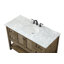 Bonsai 48'' Single Bathroom Vanity with Carrara Marble Top-73360031