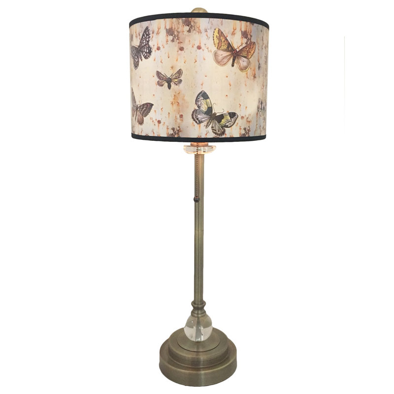 Lampe 28 po Balliro, Laiton antique