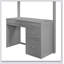 Lit mezzanine avec tablettes et bureau