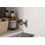 Meuble-lavabo flottant blanc 17,3 po avec porte à fermeture douce