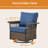Quinaya Wicker 5 - Person Patio Conversation Set with Cushions-1499302378