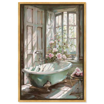 «Spring Bliss Bathroom Canvas Farmhouse» par Art Remedy
