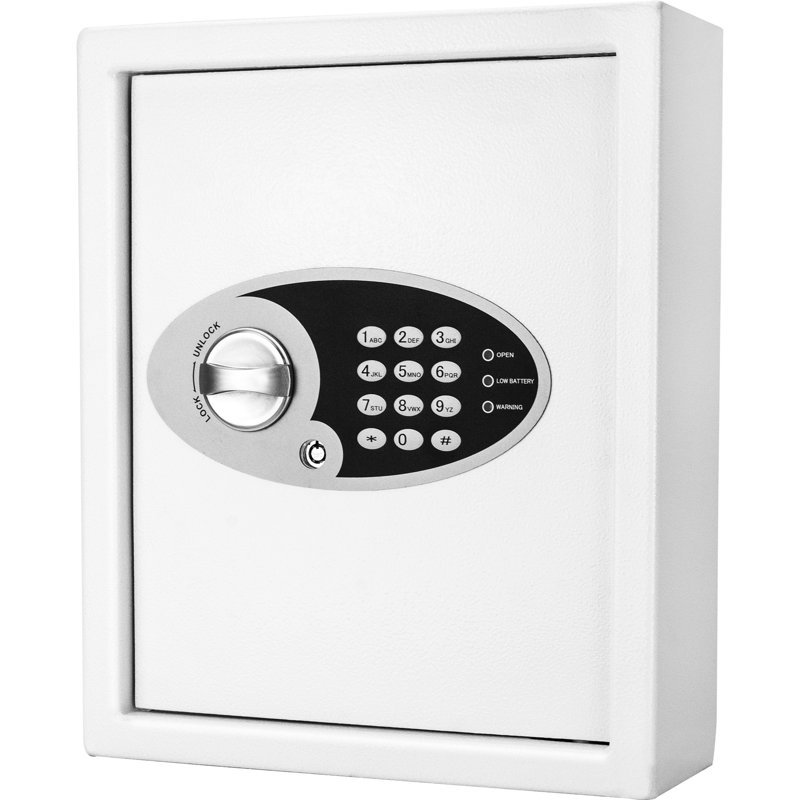 48 Keys Key Cabinet, Digital Keypad Wall Safe
