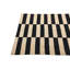 Tapis noir et blanc Noor