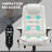 High Back Vibration Massage Office Chair With 6 Vibration Points, Heated Reclining PU Leather Computer Chair With Armrest And Remote
