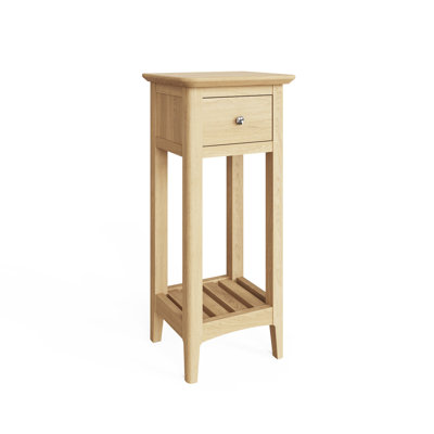 Claiborne Ash 1 Drawer Telephone Table