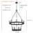 Adriana 15-Light 2-Tier Dimmable Wagon Wheel Chandelier-1724791249