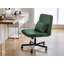 Chaise de bureau Criss Cross sans accoudoirs avec roulettes pour le bureau personnel, la méditation et le maquillage.-2037935366-2037935361