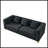 81 Inch Oversized 3 Seater Sectional Sofa