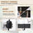 CASAINC Single-Handle Pull-Down Kitchen Faucet Single Hole Faucet with Deck Plate-92871891