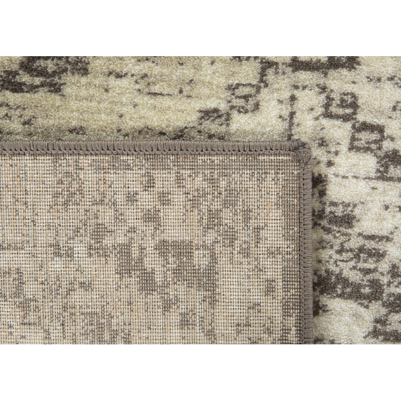 Tapis de couloir gris et gris délavé, Tapis de couloir 2 pi x 8 pi