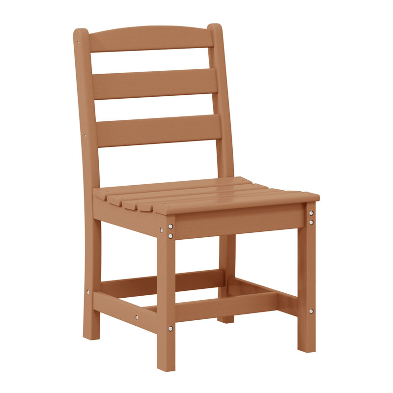 Chaise d'appoint de patio, Brun