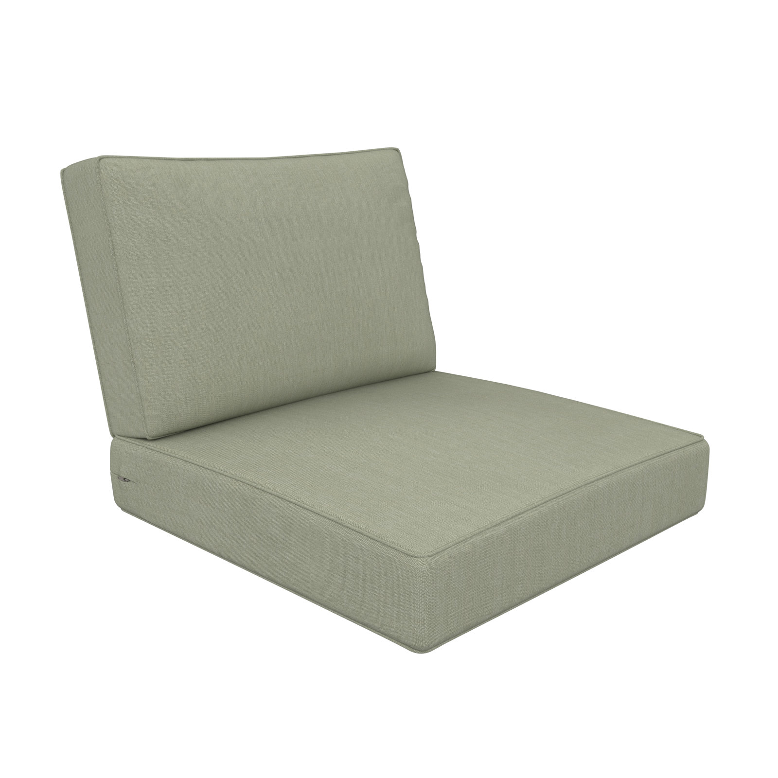 Lani 29" Sunbrella® Seat and Back Cushion, Canvas Seasalt Sunbrella® Canvas