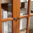 Curio Display Cabinet, Antique Display Cabinet With Glass Doors Adjustable Shelves For Collectibles Four Door Design Vintage Showcase For Home Or Office Antique Display Case E26 Bulb Included DARK OAK-303448599