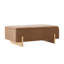 Repose-pieds avec rangement en similicuir Fashion