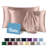 Satin Pillowcase Set Zipper Closure-103863924-103863927