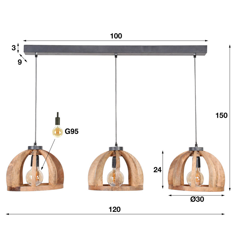 Fairman 3 - Light Dome Pendant