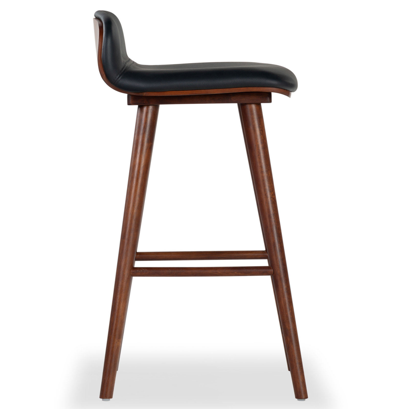 Vanya Bar and Counter Stool, Black, Short Stool - 28"