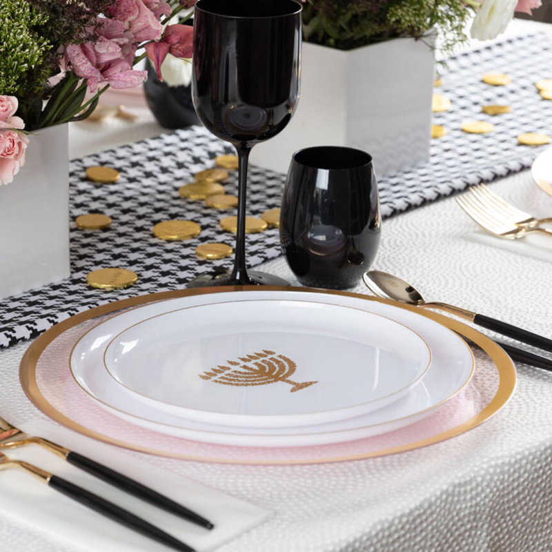 Disposable Hanukkah Dinner Plate