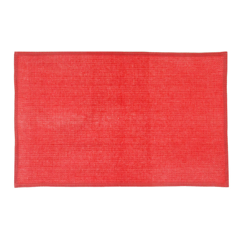 Broadway Cotton Waffle Tea Towel Kitchen Towel, Red, 6