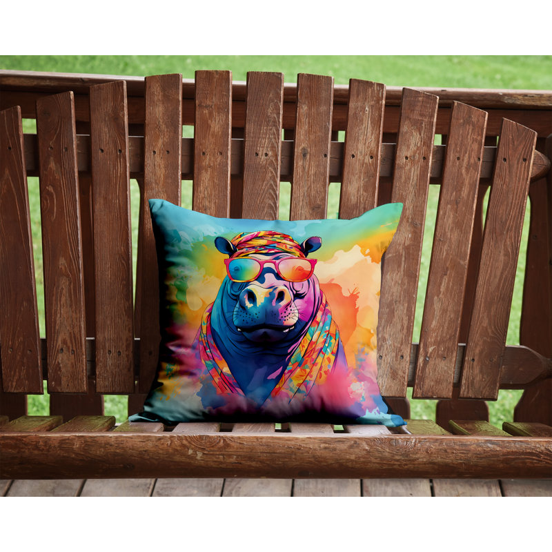 Coussin Hippie, H 14 po x l 14 po