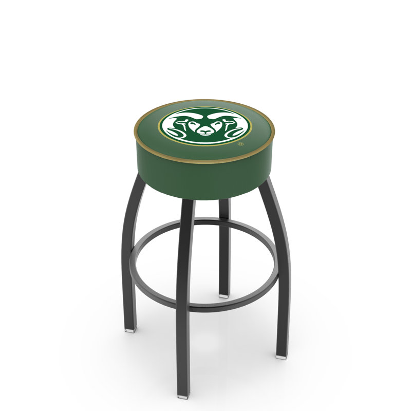 Tabouret de bar et de comptoir NCAA, Colorado State, Noir, Tabouret de comptoir (assise de 25 po de hauteur)