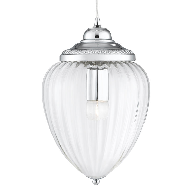 Arquette 1 - Light Teardrop Pendant, Chrome