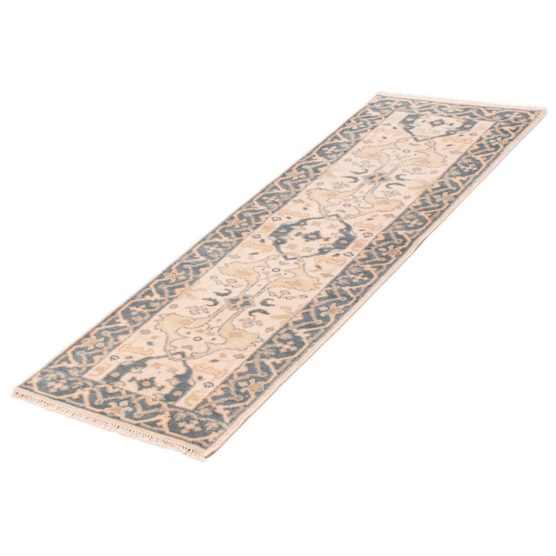 Tapis unique nouvel âge 2 pi 7 po x 7 pi 10 po crème