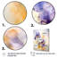 Impression mauve et jaune mauve d'iris sur toile-911741806-911741815