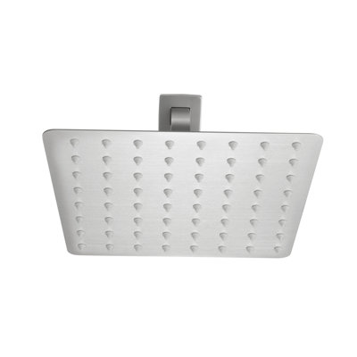 304 Stainless Steel High Shower - Ultra-Thin Rainfall Waterfall With Self Nozzles, Full Body Shielding, Easy Installation Steps, Marvelous Showering Enjoyment Head Rain Shelter, Effortless To