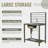 Versatile Kitchen Cart with Multiple Storage Options for Enhanced Organization