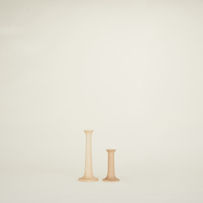 Bougeoir de table en bois massif, Érable, H 9 po x l 4 po x P 4 po