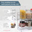 Buckingham Free Standing 2 Tier Spice Rack Multi-Purpose Kitchen Countertop Storage Organiser 30 cm-574284613