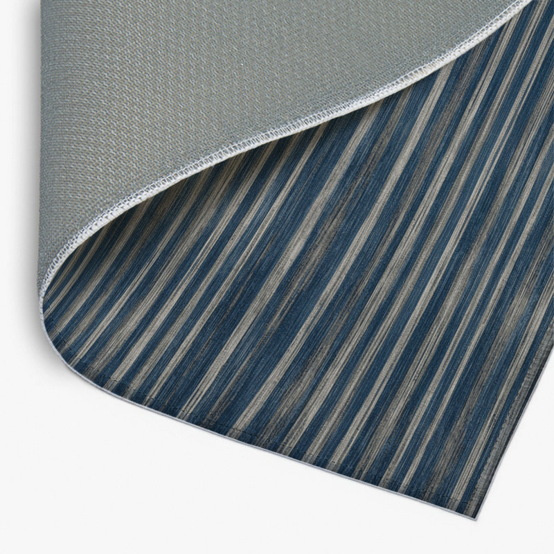 Tapis intérieur / extérieur gris HorizontalStripes, Rectangulaire 2 pi x 3 pi