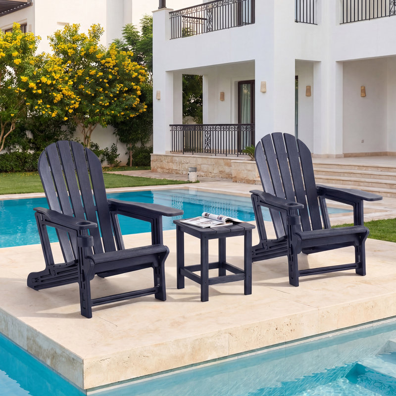 HDPE Folding Adirondack Chair