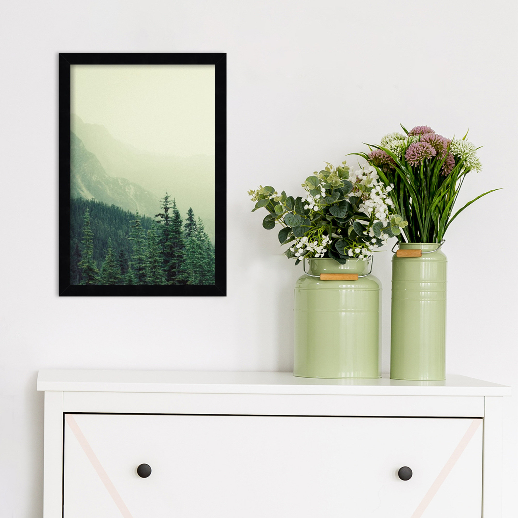 Rocky Mountain by Lynann Colligan, Black, 41" H x 28" W x 1" D