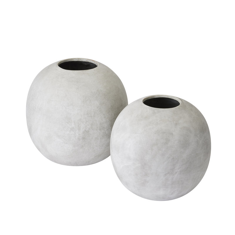 Costantina Handmade Ceramic / Porcelain Table Vase, 23cm H x 25cm W x 25cm D