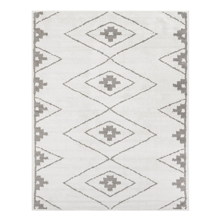 Latitude Run® Vefsna Nikolis Rug Ivory