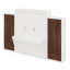 Lit escamotable mural avec placard, tiroirs et table Murphy