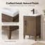 Ensemble de meuble-lavabo simple autoportant 20 po avec plateau en céramique Reynaldo-1355864737-1597465569