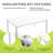 Anna Aluminum Rectangular Dining Table-1222966930