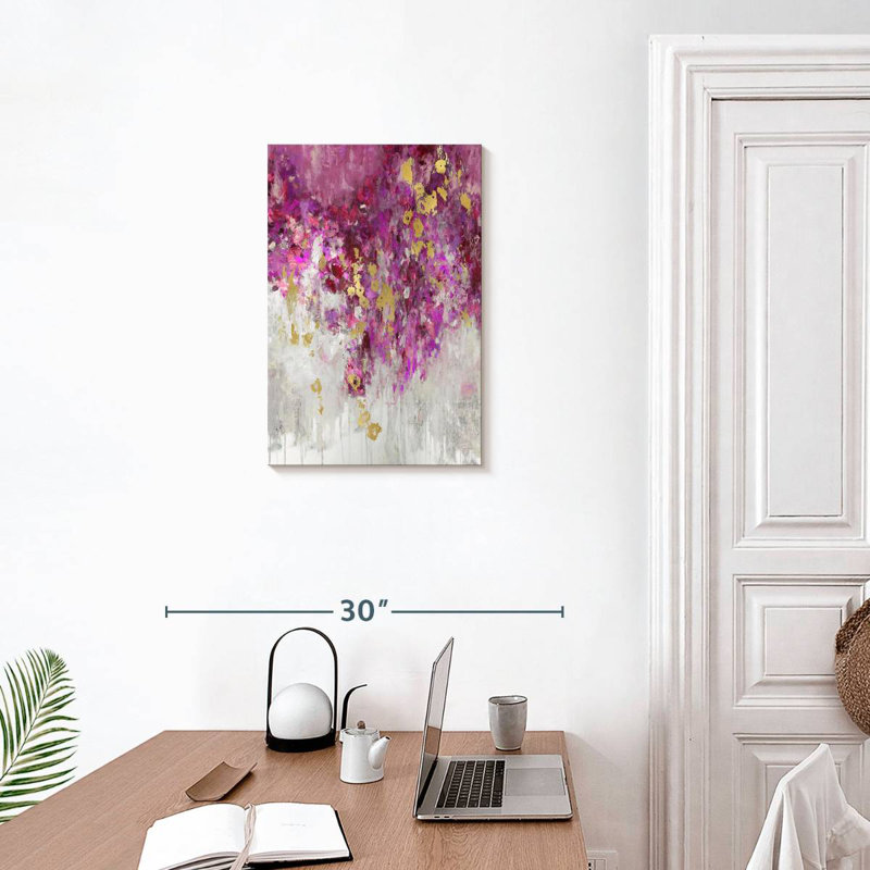 Magenta cascade Avery, H 24 po x l 16 po