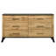 Commode 6 tiroirs Natural Pine
