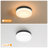 36W Selectable CCT LED Ceiling Light With 5 Color Temperatures & Dimmable, Manual Dimming Flush Mount Lighting For Living Room, Bedroom, Hallway