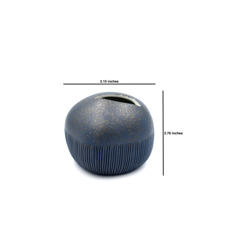 Vase de table Amariona, Bleu