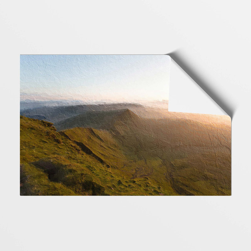Pen Y Fan in the Brecon Beacons Wales - Frameless Print, 29.7 cm H x 42 cm W