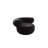 Black curved negotiating sofa