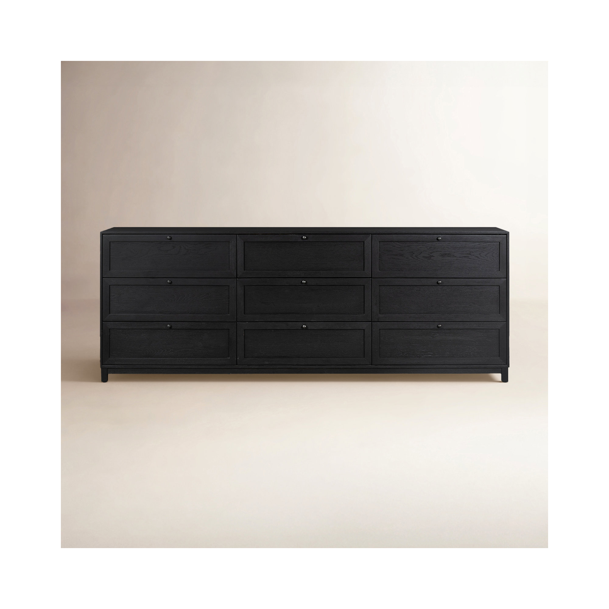 Sonata 9 - Drawer Dresser, Black