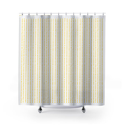 Thora Dots Mid-Century Shower Curtain
