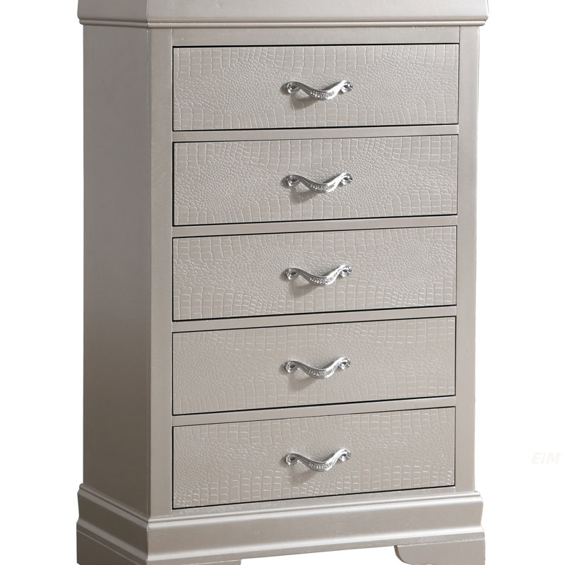 Commode Lorana G6500-CH, champagne argenté